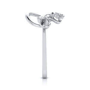 Platinum Diamond Ring for Women JL PT LR 109