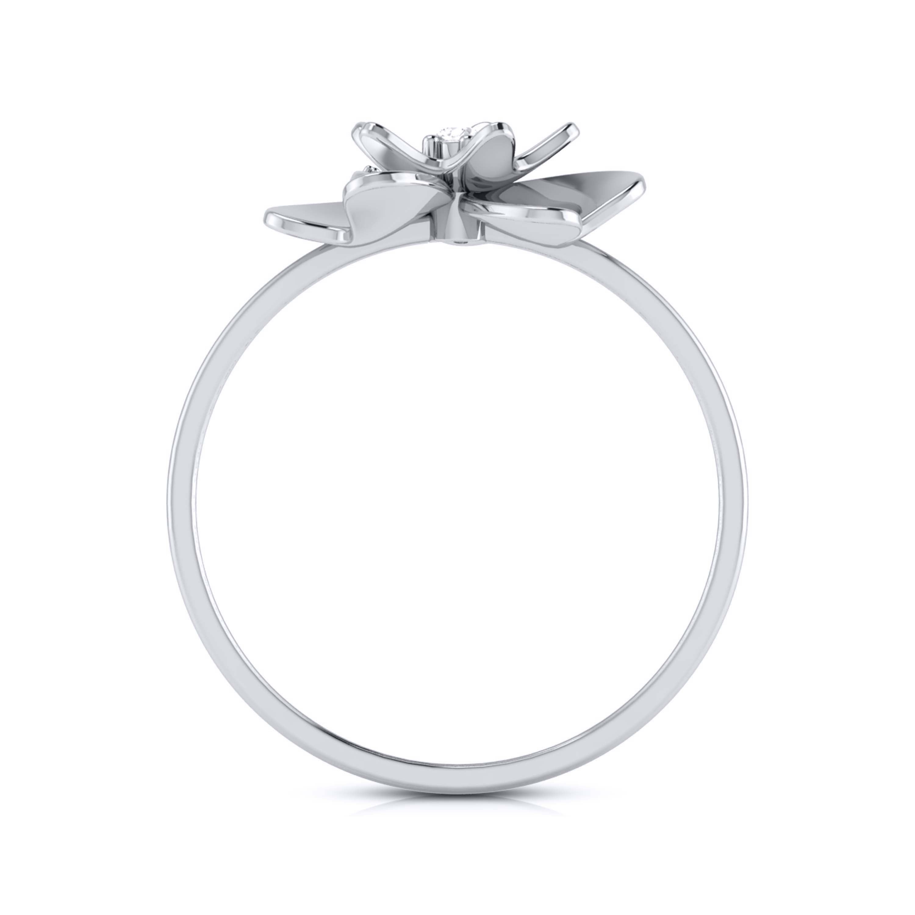 Platinum Diamond Ring for Women JL PT LR 10   Jewelove.US