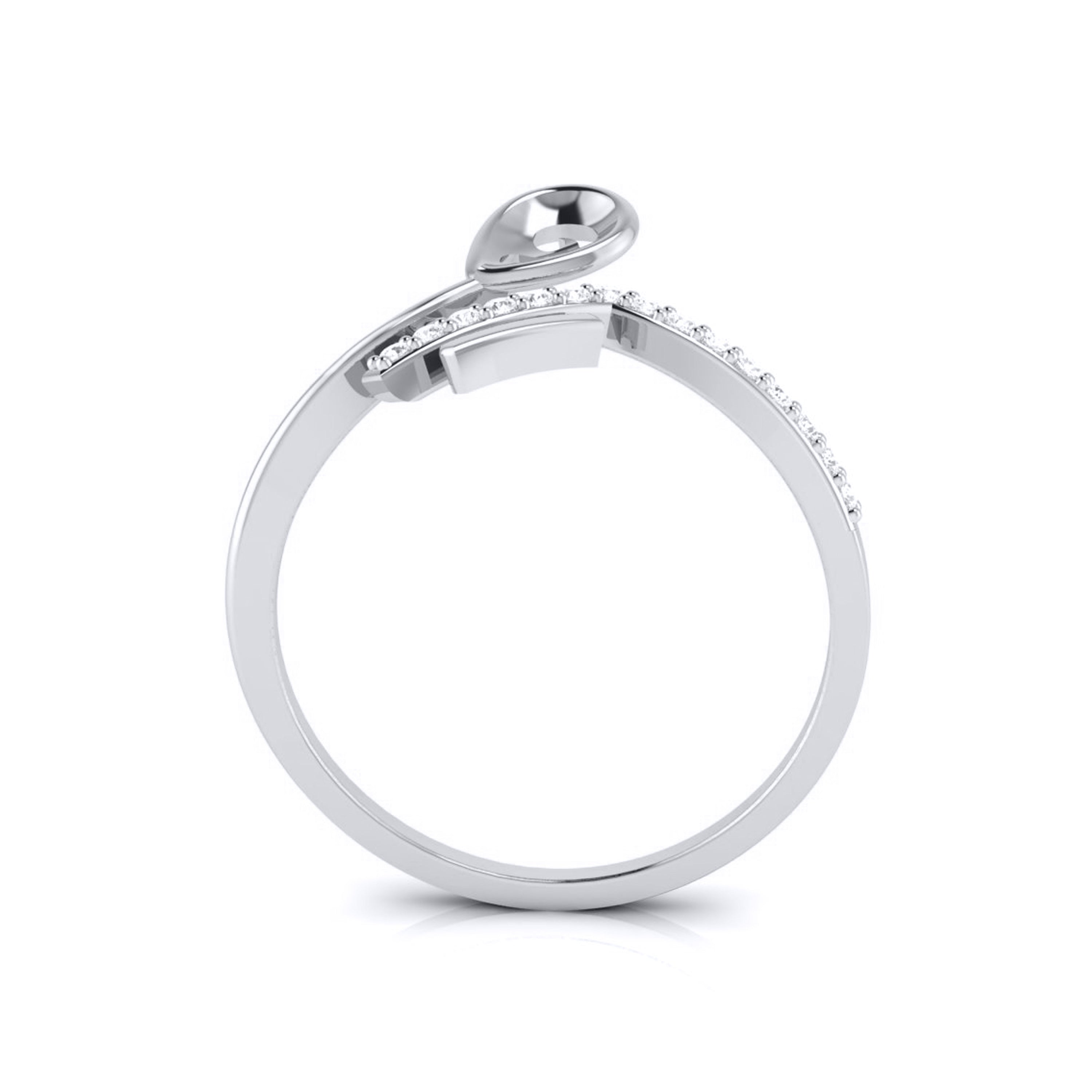 Platinum Diamond Ring for Women JL PT LR 110   Jewelove.US