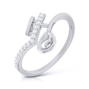 Platinum Diamond Ring for Women JL PT LR 110  VVS-GH Jewelove.US