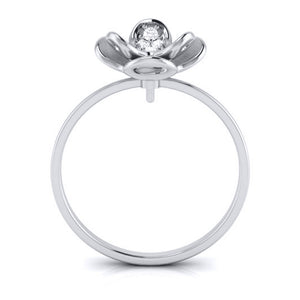 Platinum Diamond Ring for Women JL PT LR 111