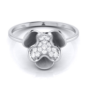 Platinum Diamond Ring for Women JL PT LR 111