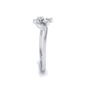 Platinum Diamond Ring for Women JL PT LR 112