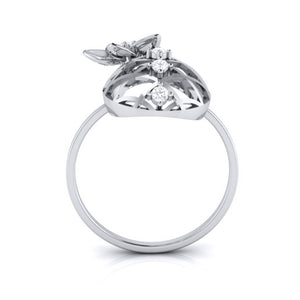 Platinum Diamond Ring for Women JL PT LR 114