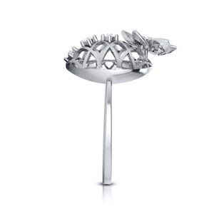 Platinum Diamond Ring for Women JL PT LR 114