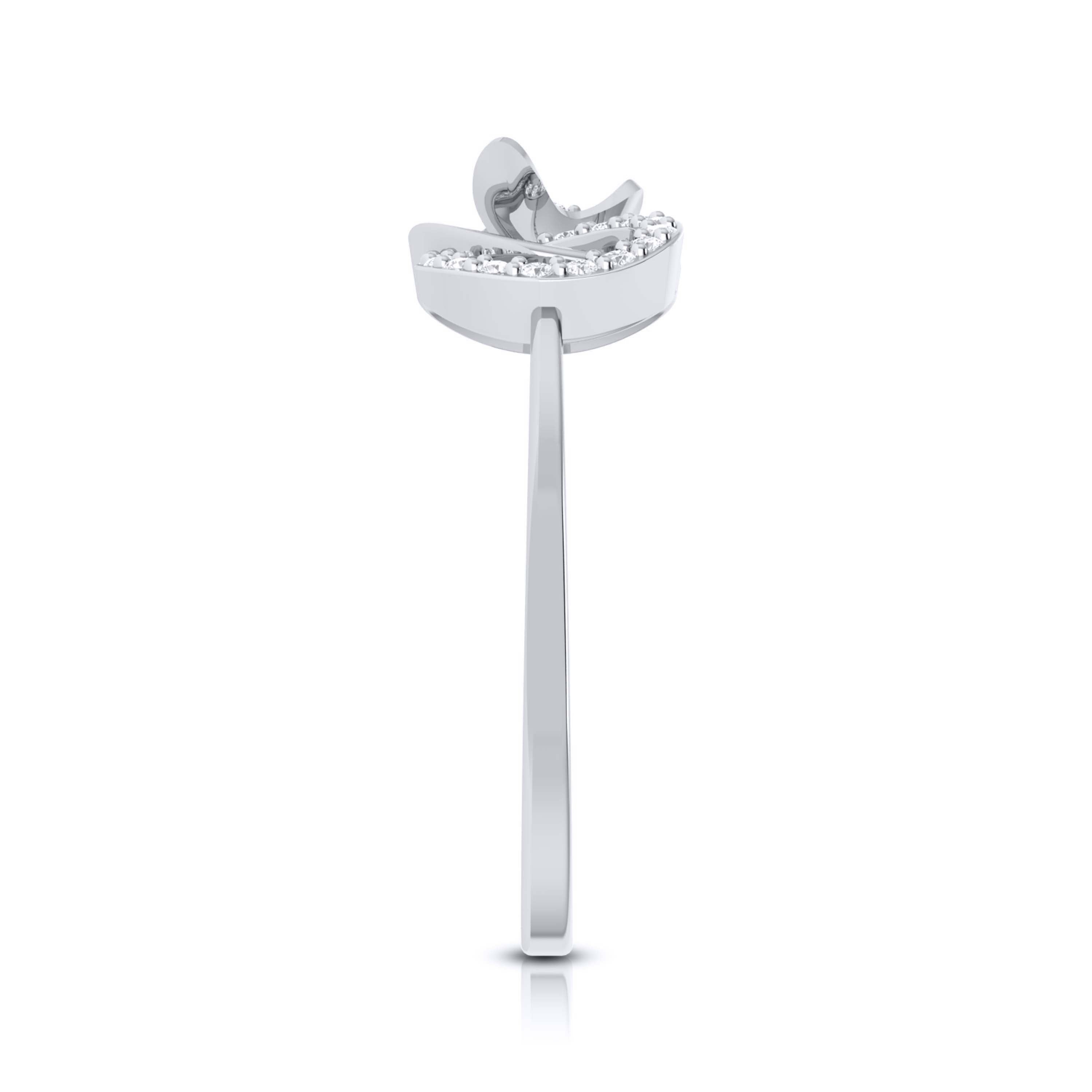 Platinum Diamond Ring for Women JL PT LR 116   Jewelove.US