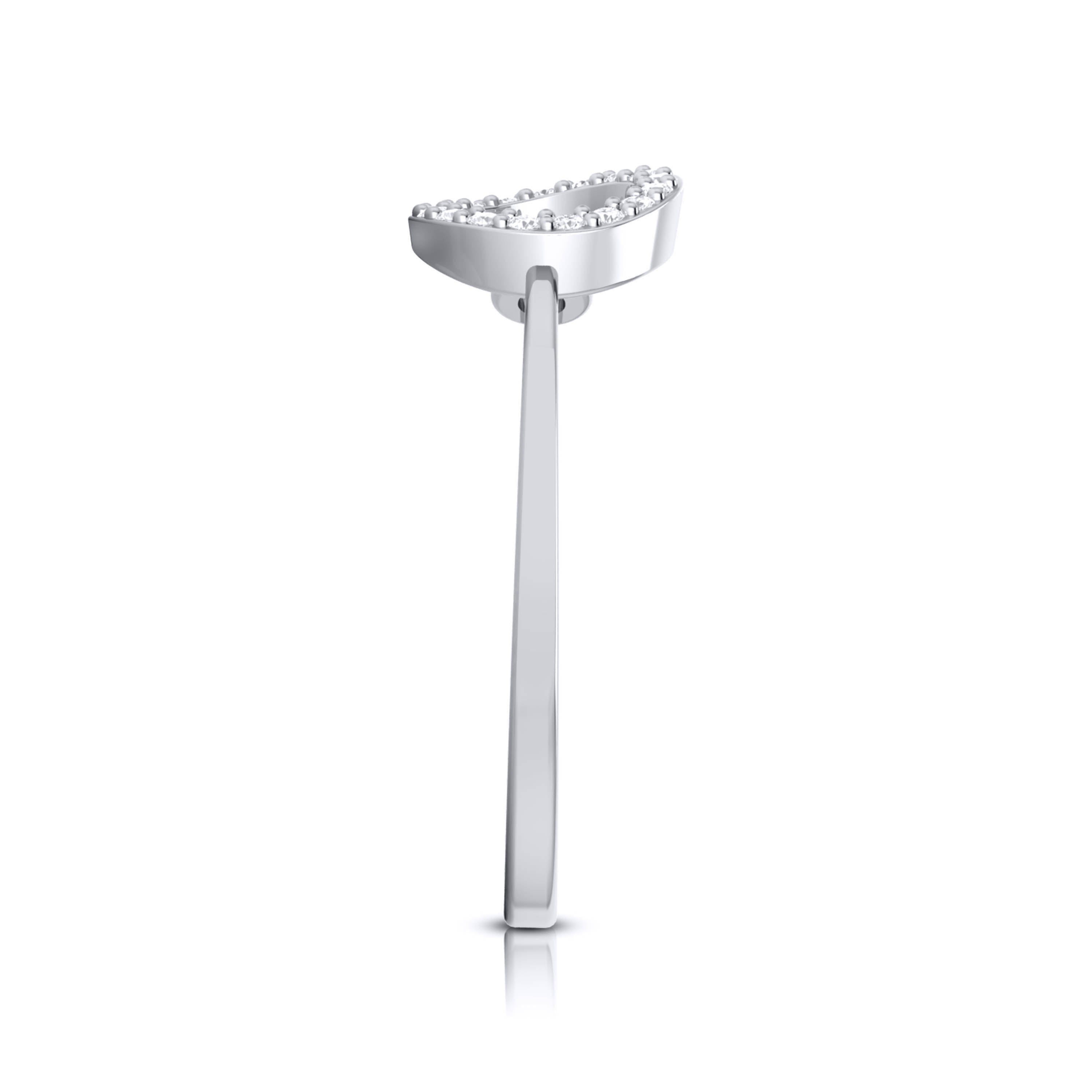 Platinum Diamond Ring for Women JL PT LR 118