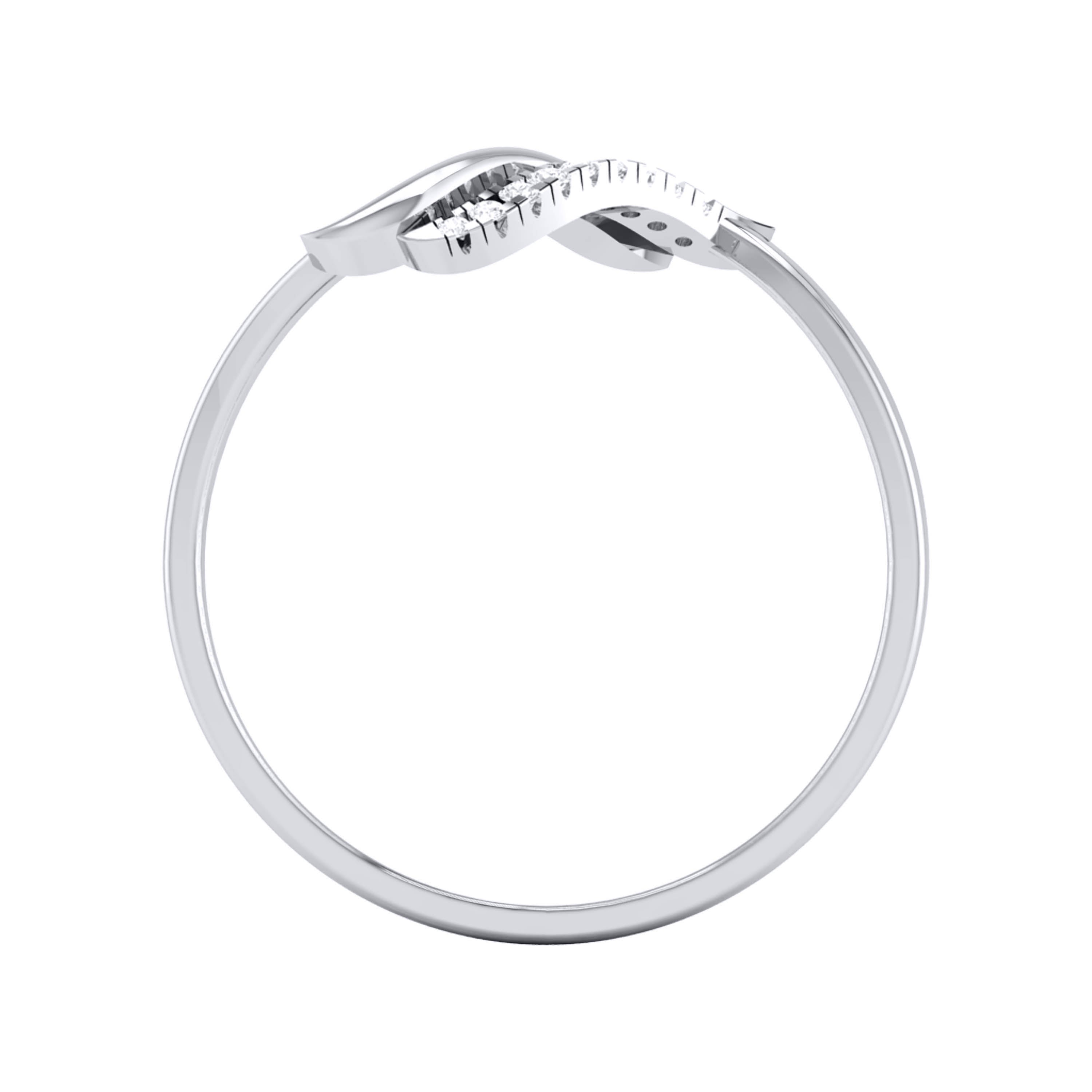 Platinum Diamond Ring for Women JL PT LR 119   Jewelove.US