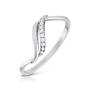 Platinum Diamond Ring for Women JL PT LR 119
