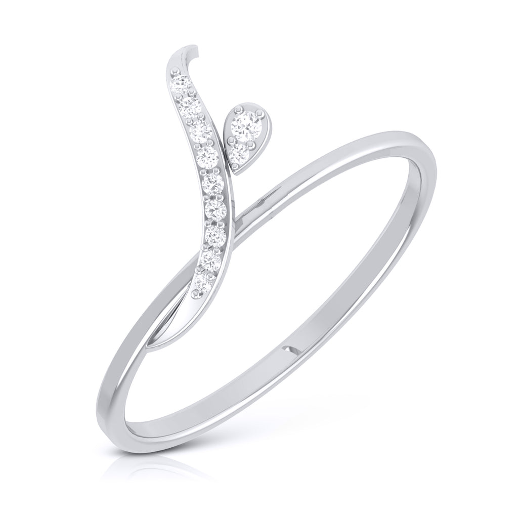 Platinum Diamond Ring for Women JL PT LR 11-A  VVS-GH Jewelove.US
