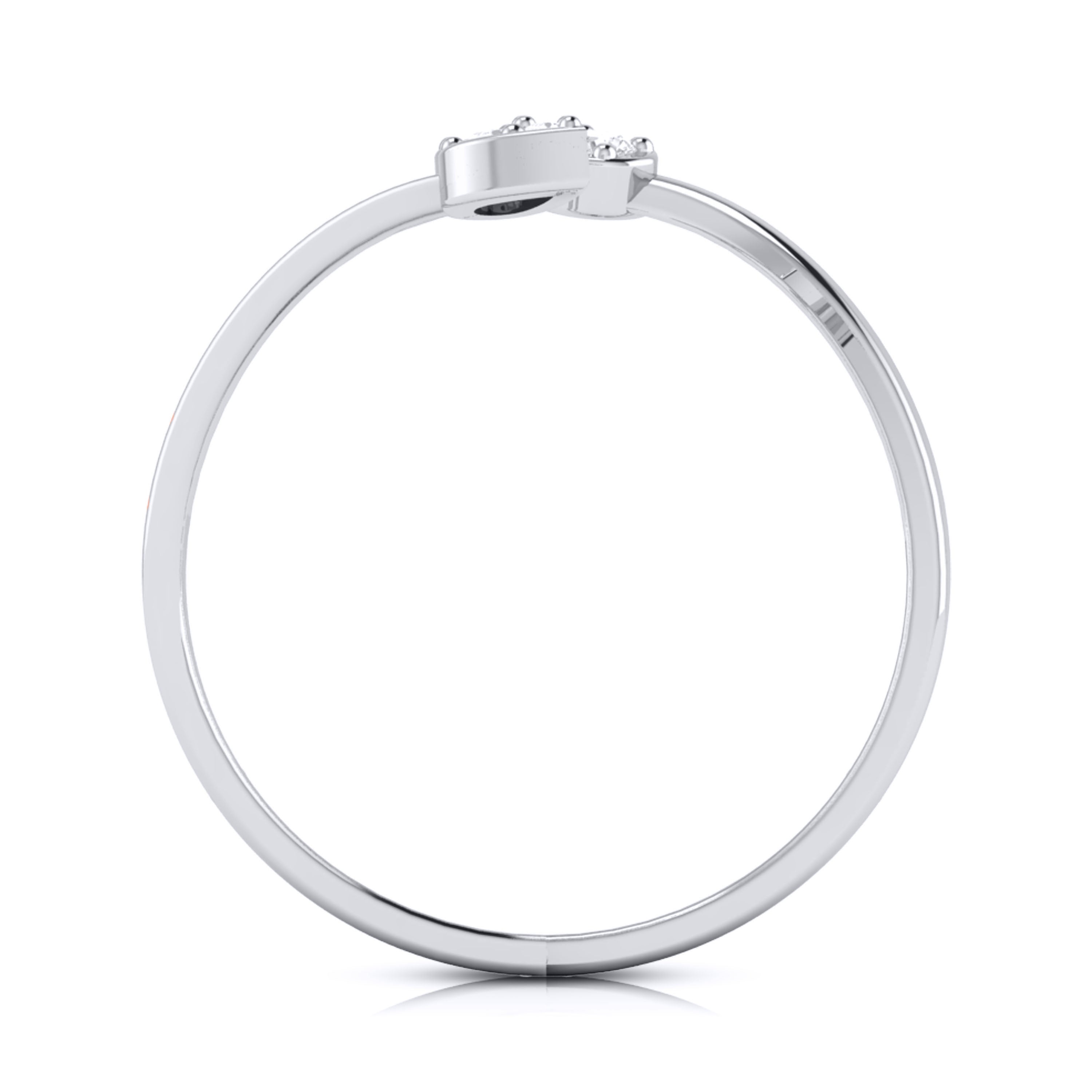 Platinum Diamond Ring for Women JL PT LR 120
