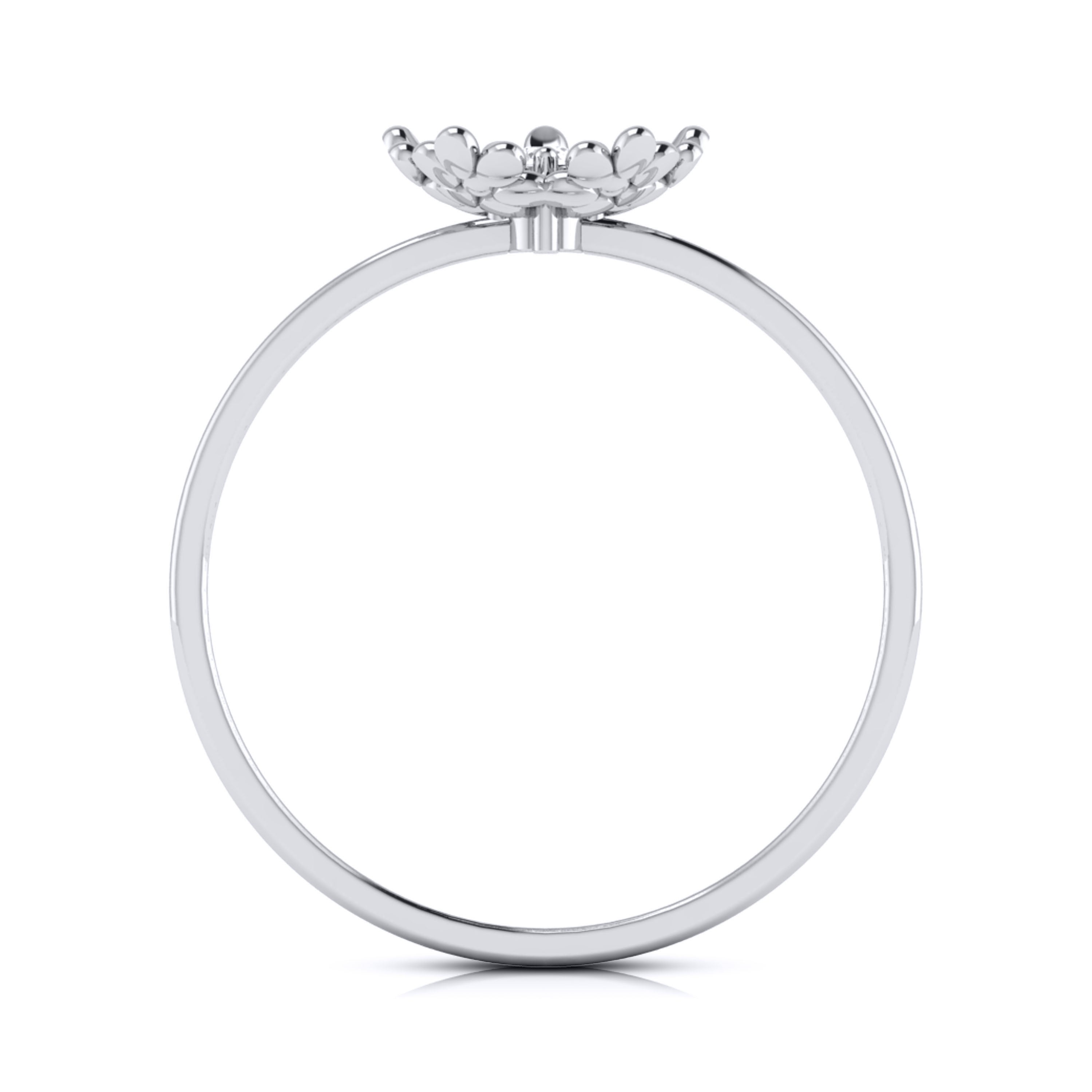Platinum Diamond Ring for Women JL PT LR 121