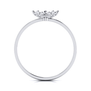 Platinum Diamond Ring for Women JL PT LR 121