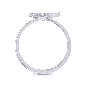 Platinum Diamond Ring for Women JL PT LR 123