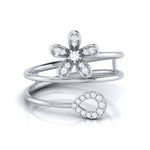 Load image into Gallery viewer, Platinum Diamond Ring for Women JL PT LR 123

