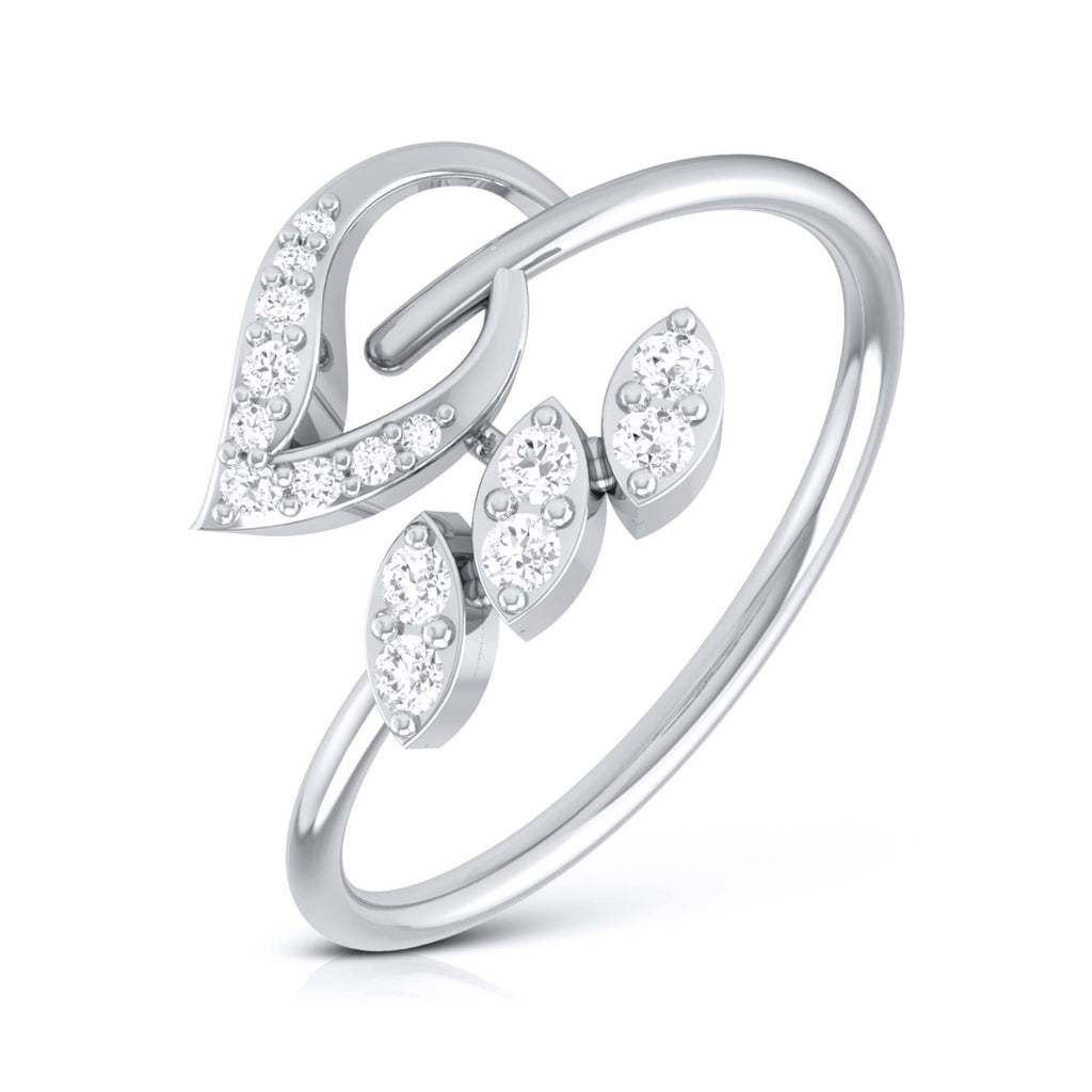 Platinum Diamond Ring for Women JL PT LR 124  VVS-GH Jewelove.US