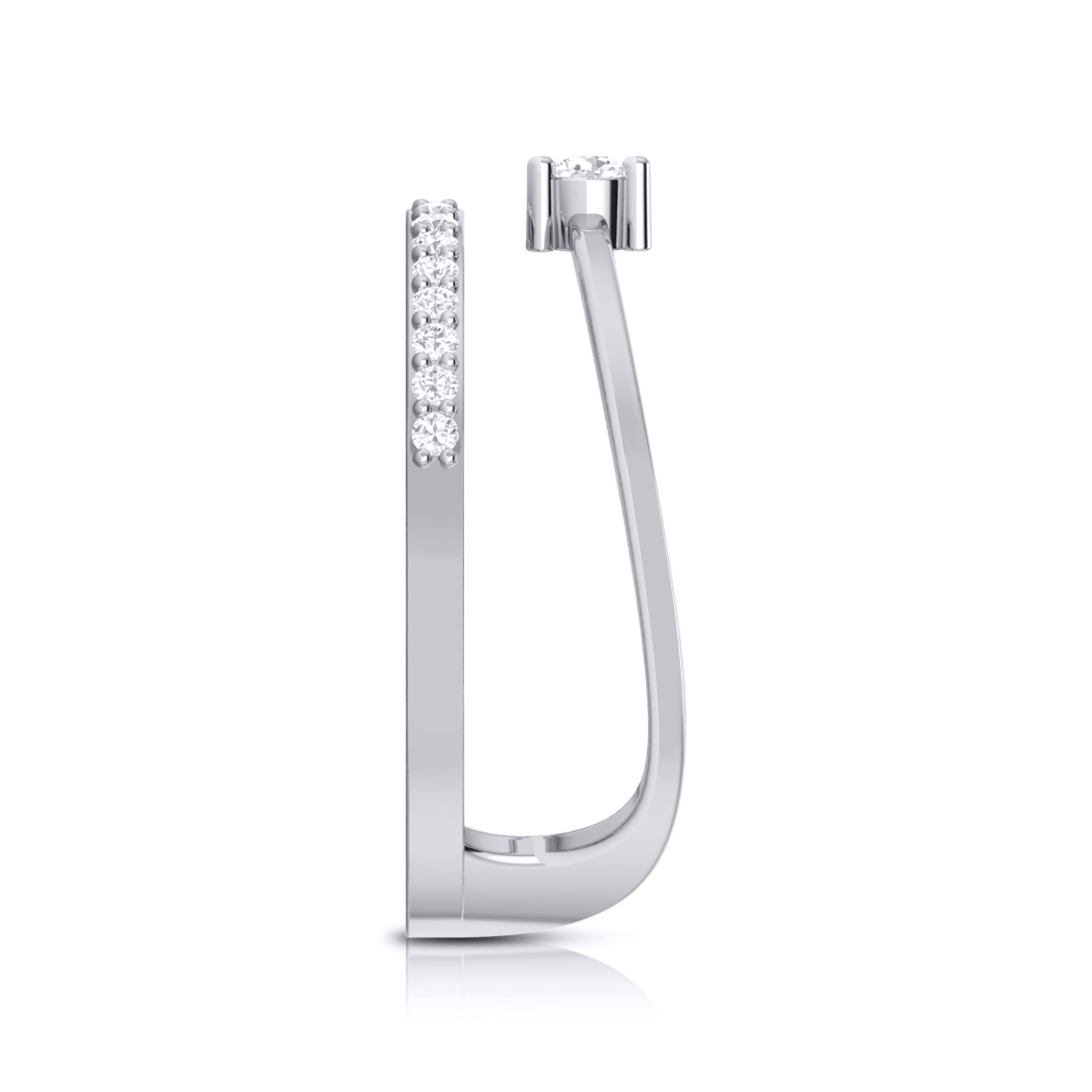 Platinum Diamond Ring for Women JL PT LR 127   Jewelove.US