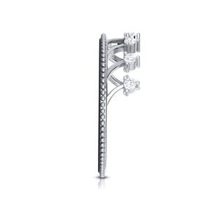 Beautiful Crown Platinum Diamond Ring for Women JL PT LR 129
