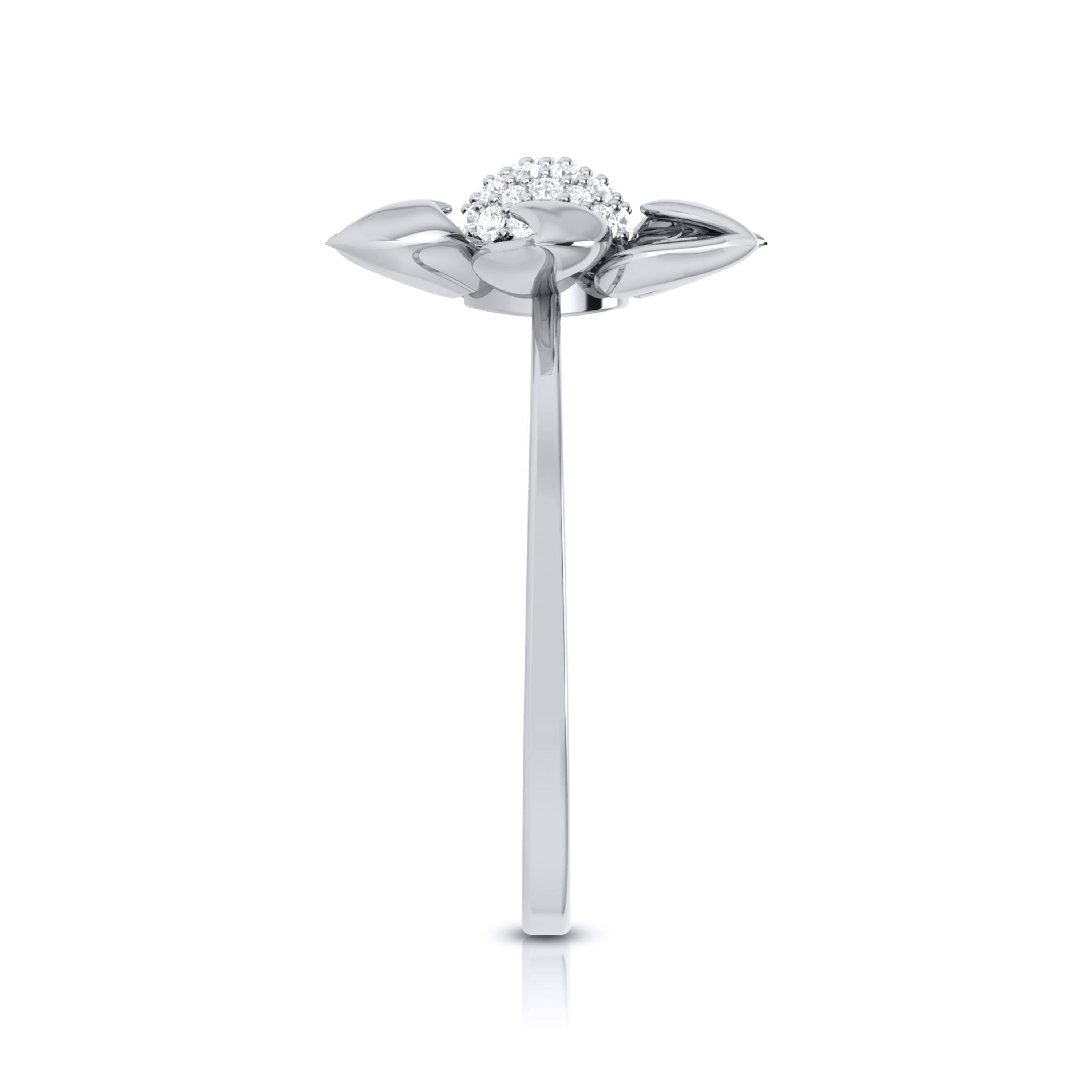 Platinum Diamond Ring for Women JL PT LR 12   Jewelove.US