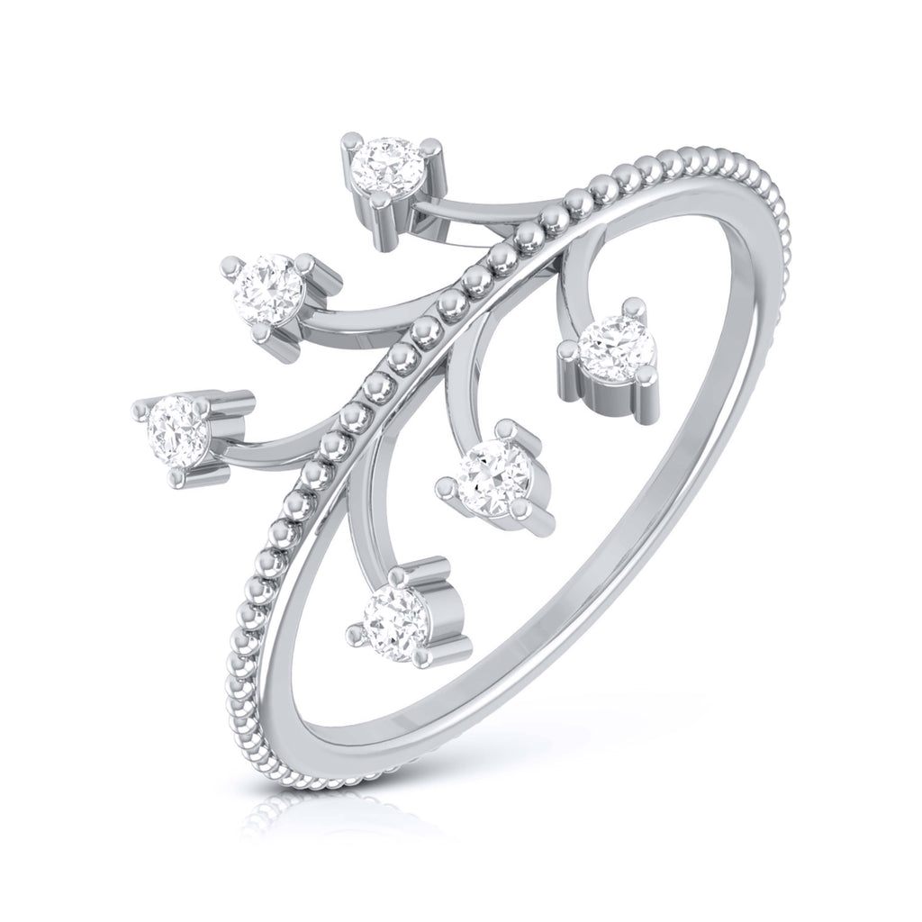 Platinum Diamond Ring for Women JL PT LR 130  VVS-GH Jewelove.US
