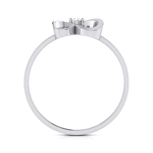Platinum Diamond Ring for Women JL PT LR 131