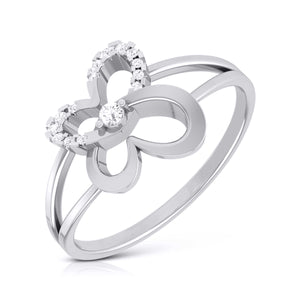Platinum Diamond Ring for Women JL PT LR 131