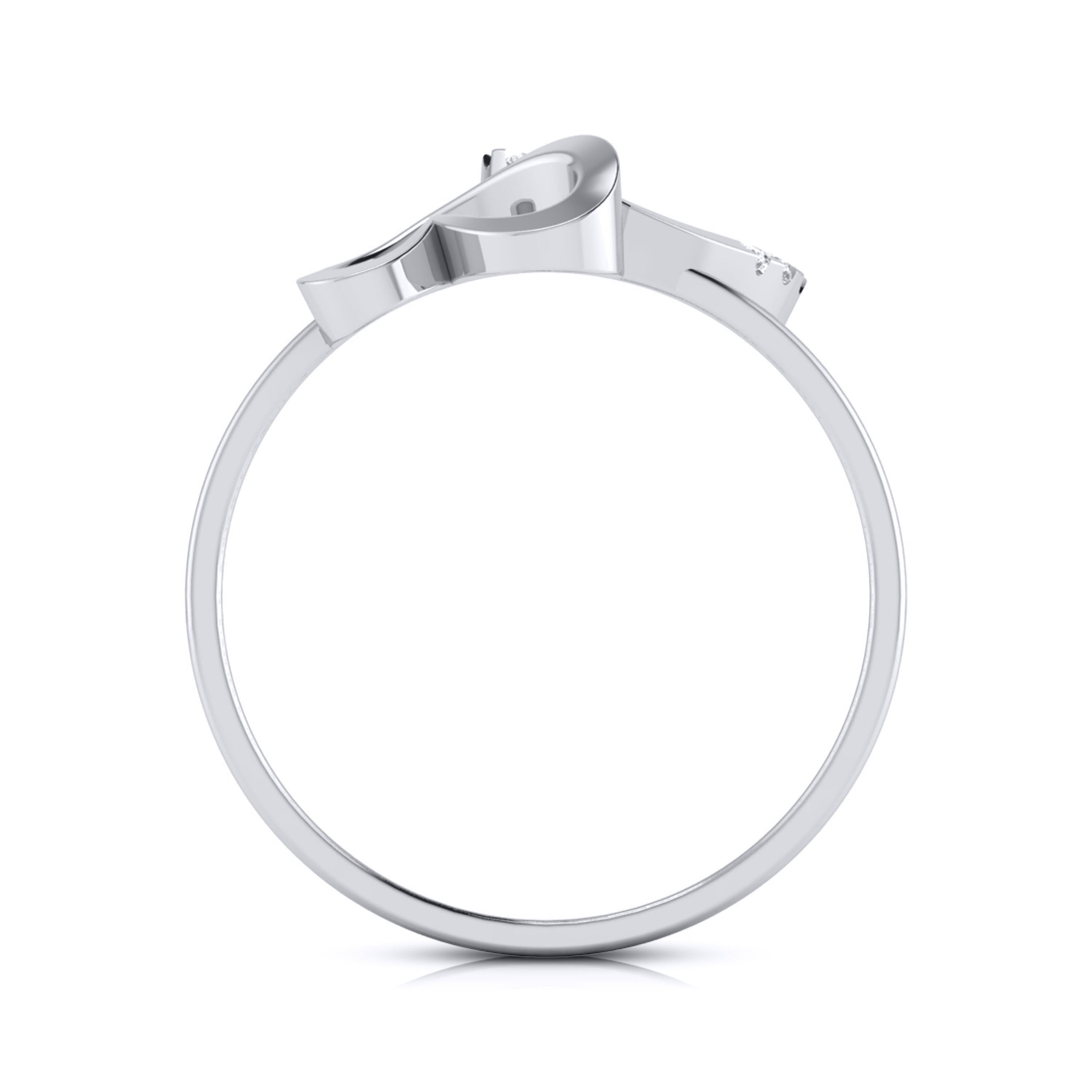 Platinum Diamond Ring for Women JL PT LR 133