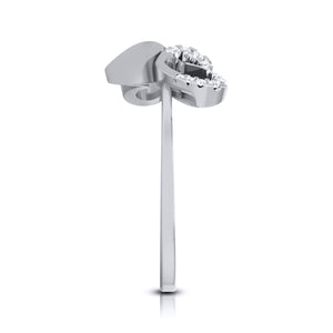 Platinum Diamond Ring for Women JL PT LR 133