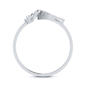 Platinum Diamond Ring for Women JL PT LR 134   Jewelove.US