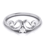 Load image into Gallery viewer, Single Diamond Platinum Ring for Women JL PT LR 135   Jewelove.US
