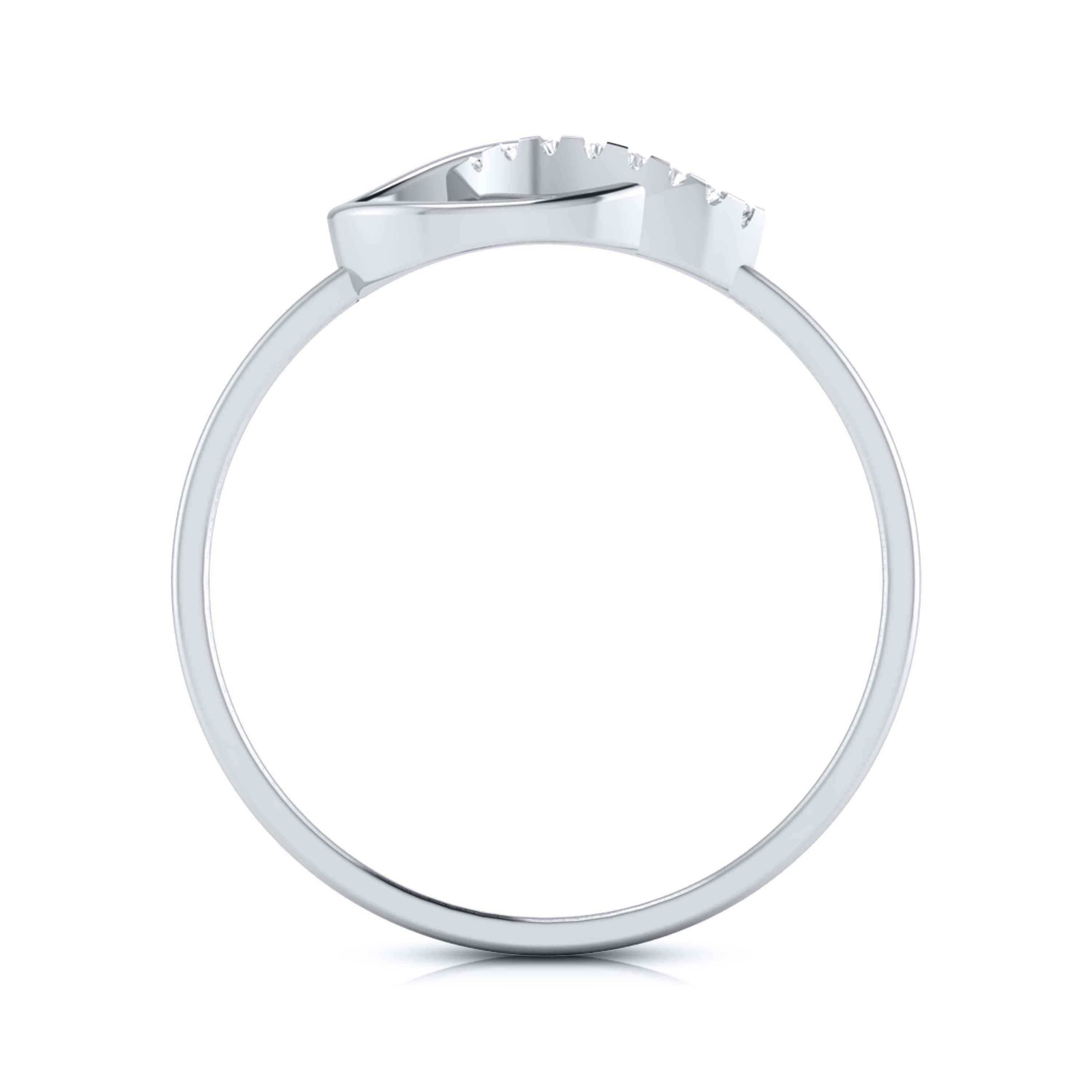 Platinum Diamond Ring for Women JL PT LR 137