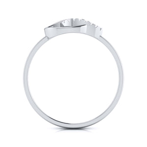 Platinum Diamond Ring for Women JL PT LR 137