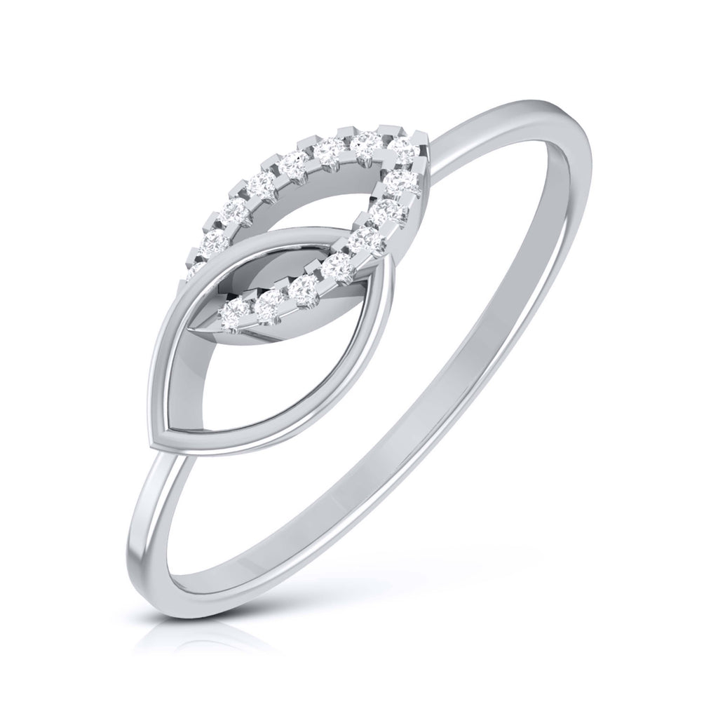 Platinum Diamond Ring for Women JL PT LR 137   Jewelove.US