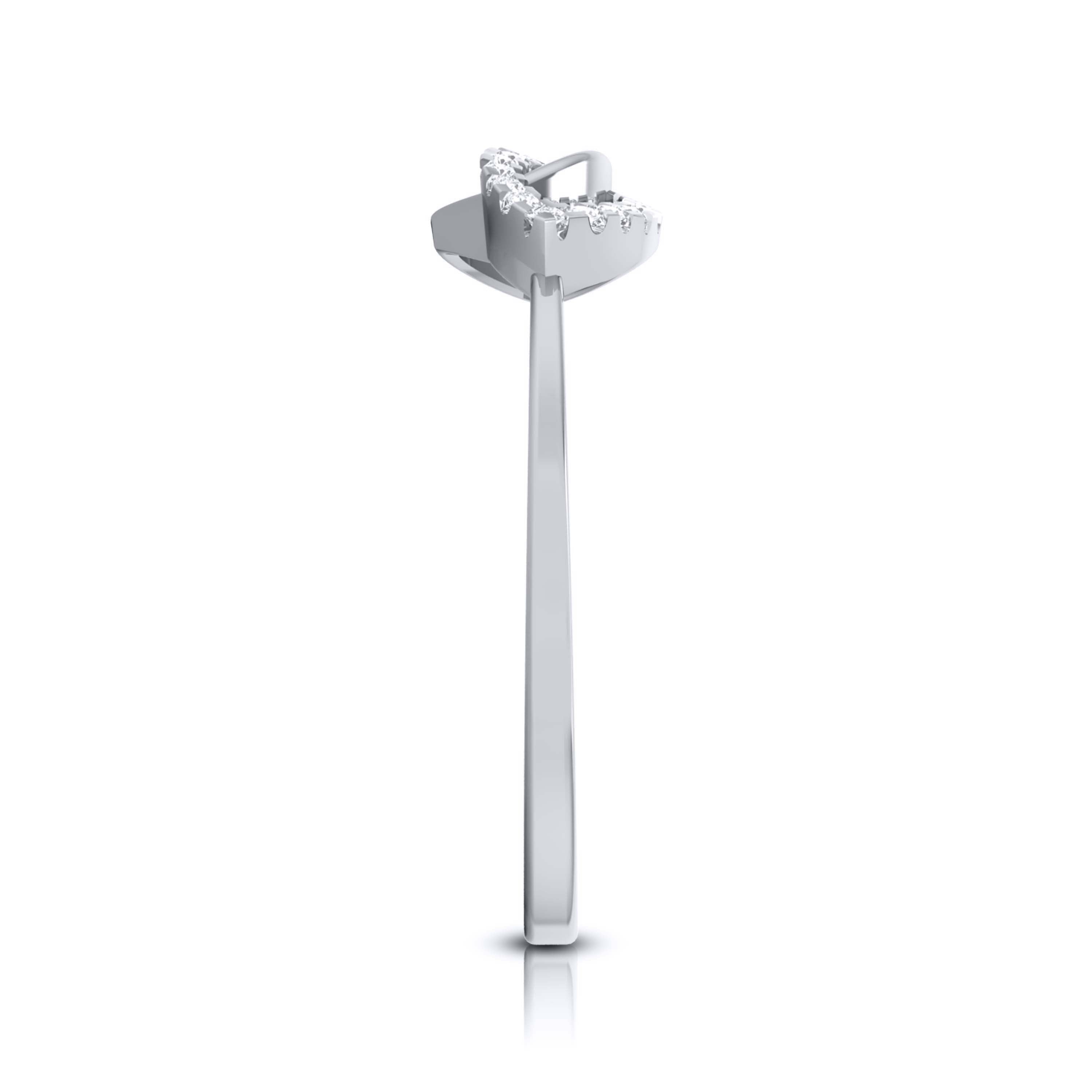 Platinum Diamond Ring for Women JL PT LR 137