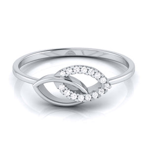 Platinum Diamond Ring for Women JL PT LR 137