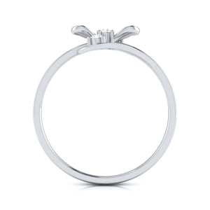 Platinum Diamond Ring for Women JL PT LR 139