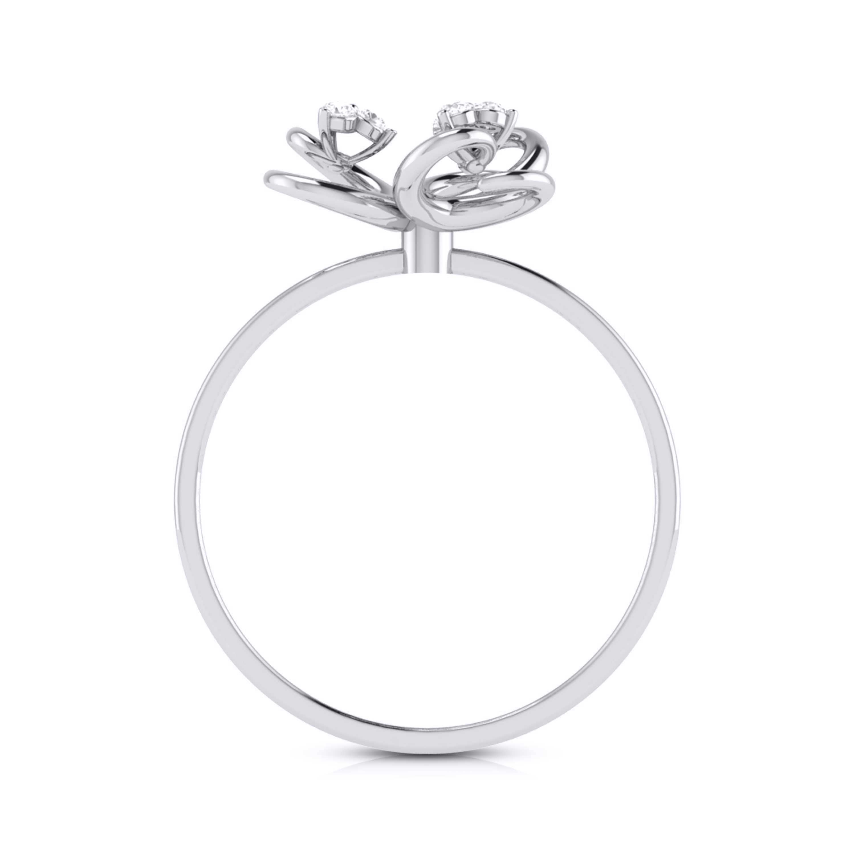 9 Diamond Platinum Ring for Women JL PT LR 13