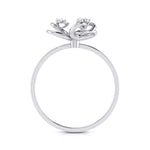 Load image into Gallery viewer, 9 Diamond Platinum Ring for Women JL PT LR 13
