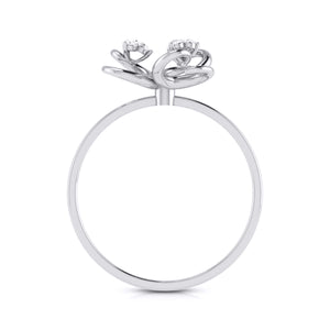 9 Diamond Platinum Ring for Women JL PT LR 13