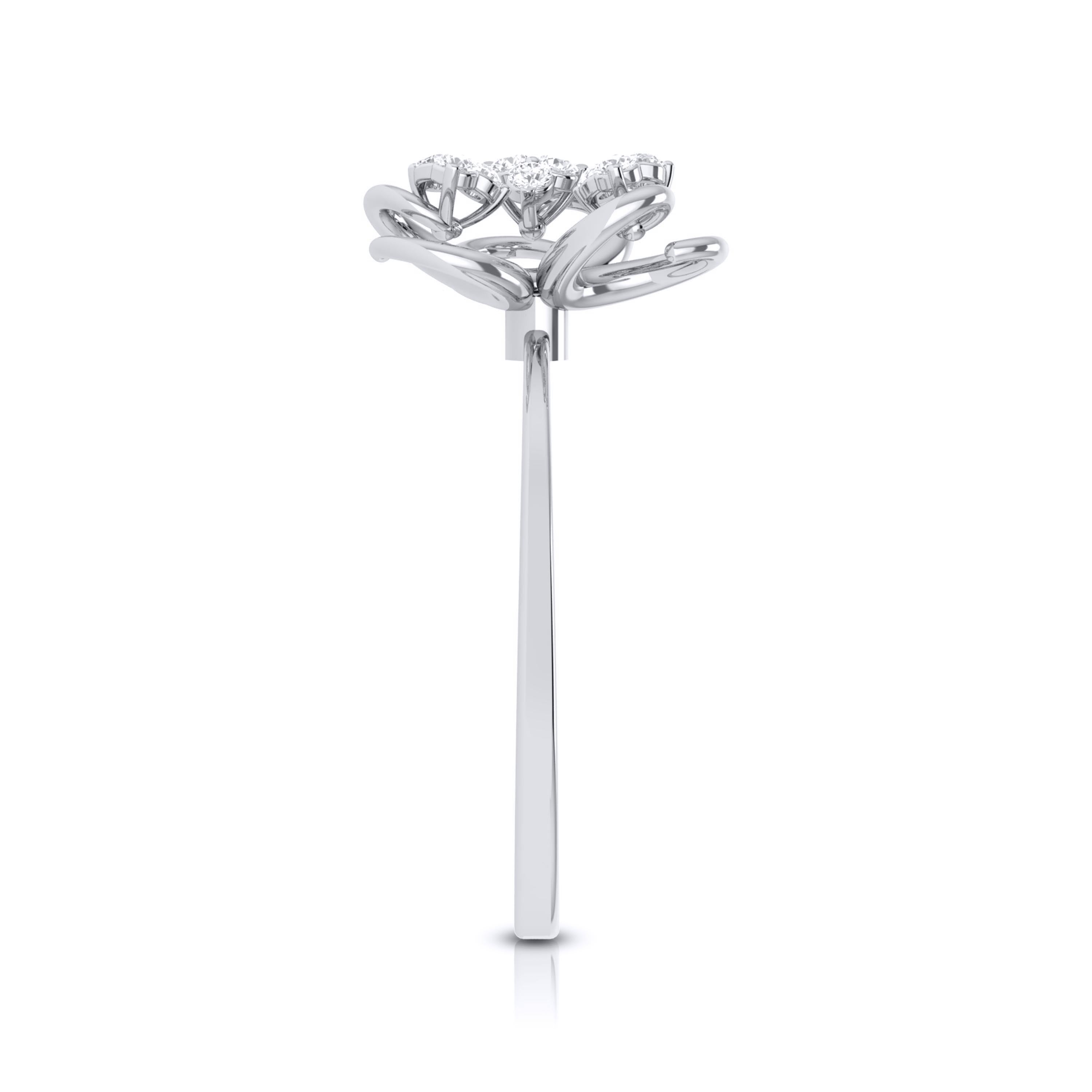 9 Diamond Platinum Ring for Women JL PT LR 13