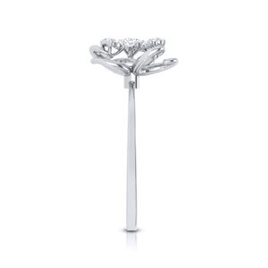 9 Diamond Platinum Ring for Women JL PT LR 13