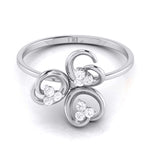 Load image into Gallery viewer, 9 Diamond Platinum Ring for Women JL PT LR 13   Jewelove.US
