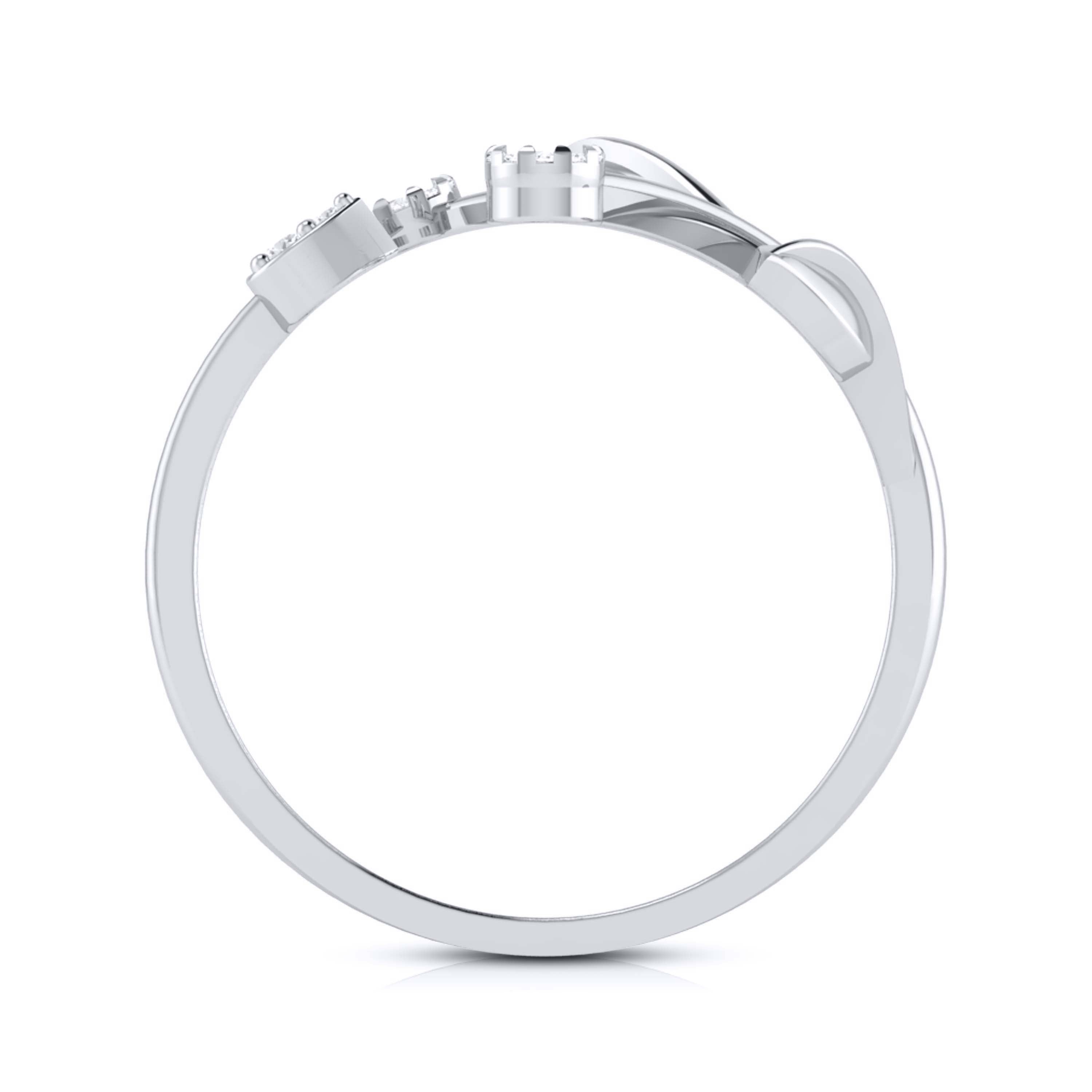 Platinum Diamond Ring for Women JL PT LR 140   Jewelove.US