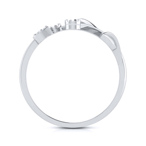 Platinum Diamond Ring for Women JL PT LR 140