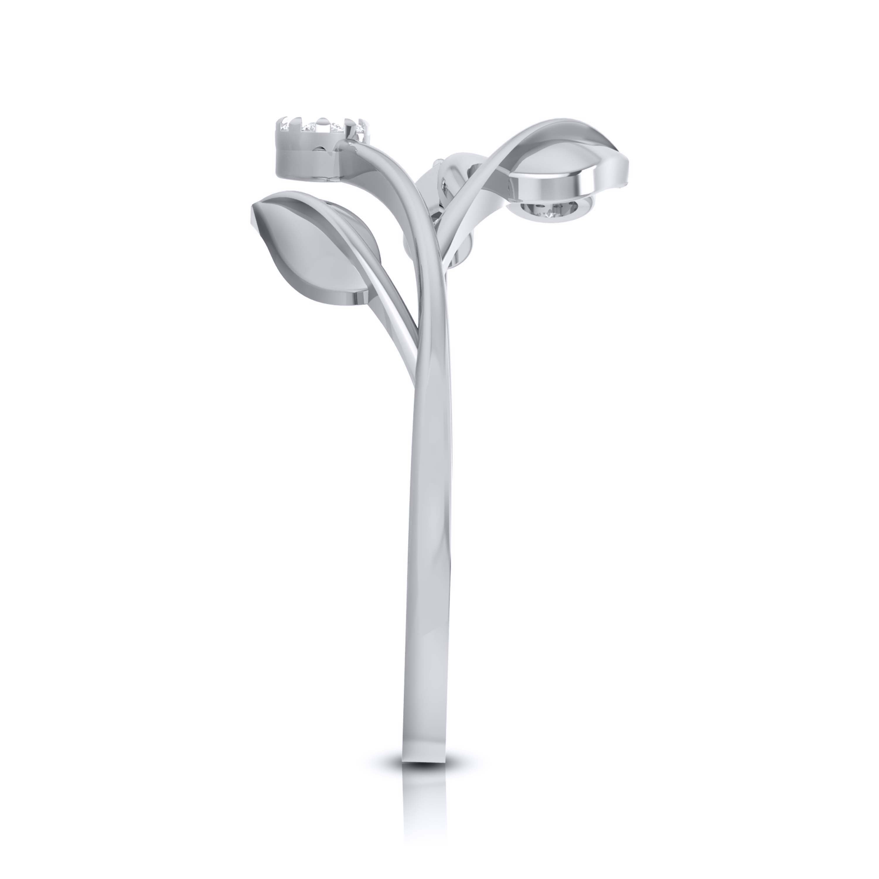 Platinum Diamond Ring for Women JL PT LR 140   Jewelove.US