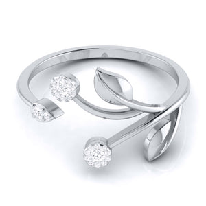 Platinum Diamond Ring for Women JL PT LR 140   Jewelove.US