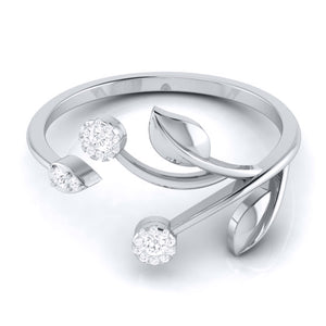 Platinum Diamond Ring for Women JL PT LR 140