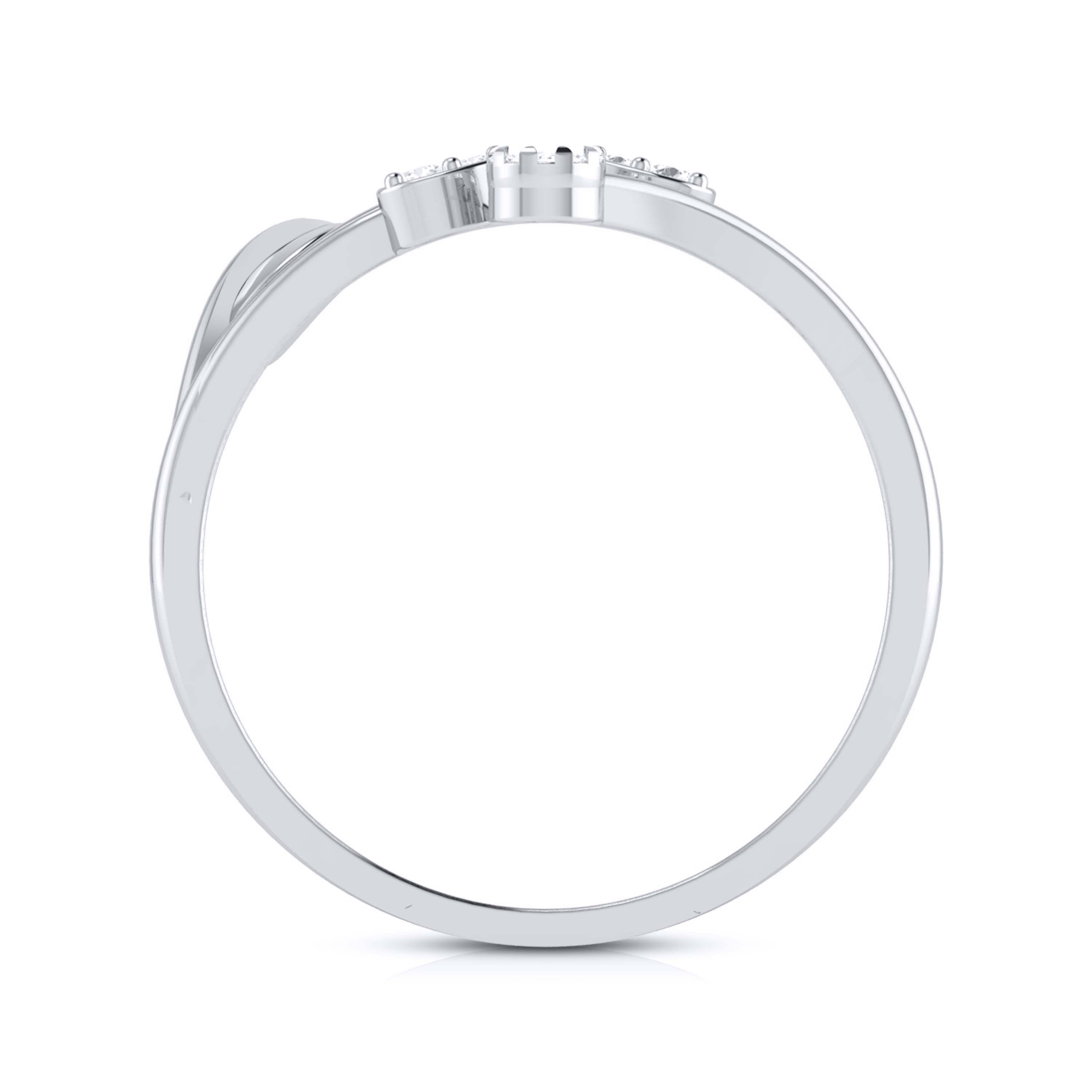 Platinum Diamond Ring for Women JL PT LR 141   Jewelove.US