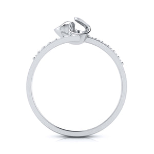 Platinum Diamond Ring for Women JL PT LR 143