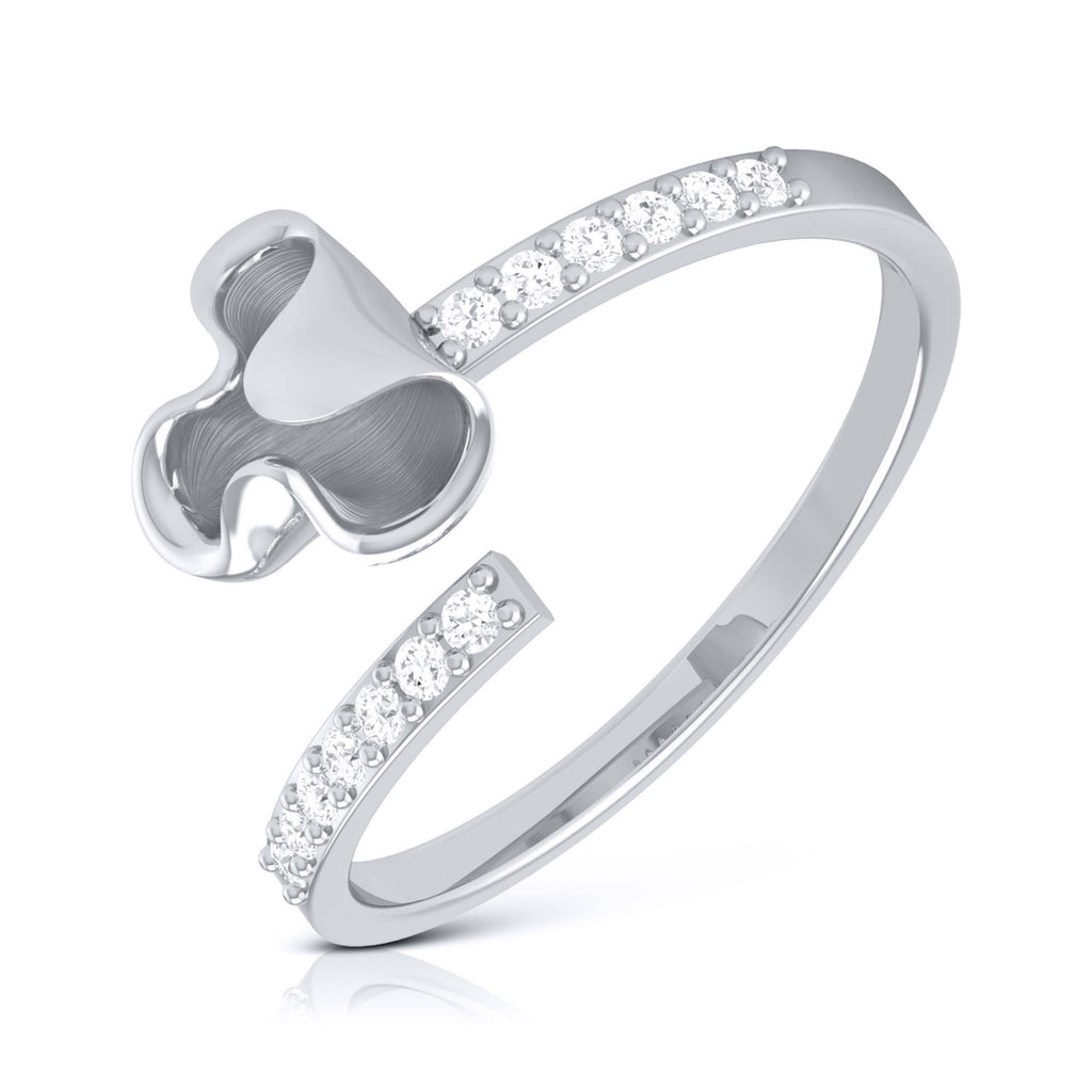 Platinum Diamond Ring for Women JL PT LR 143   Jewelove.US
